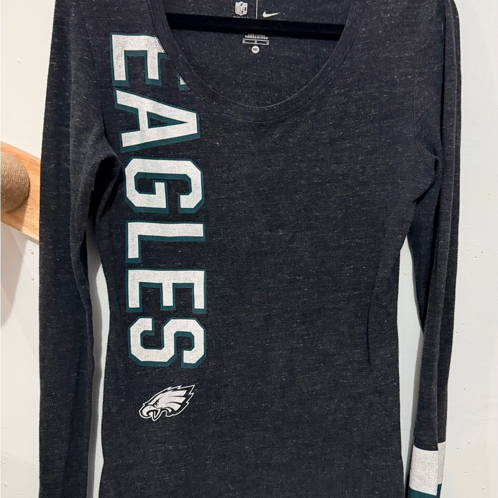 Nike NFL Women's Black Eagles Long Sleeve Tee